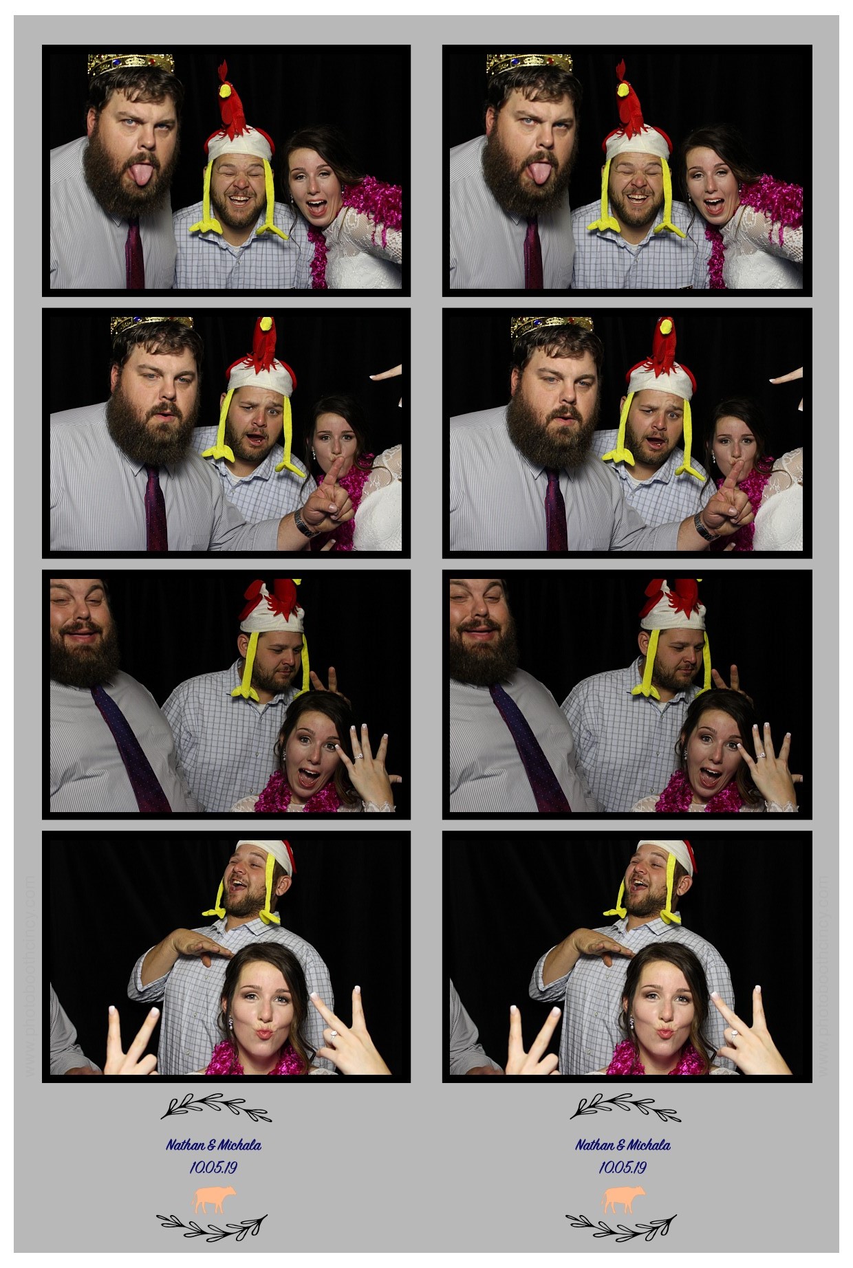 Michala Binkly & Nathan Hall Wedding Reception | View more photos from the event at gallery.photoboothcincy.com/u/PhotoBoothCincy/Michala-Binkly-Nathan-Hall-Wedding-Reception